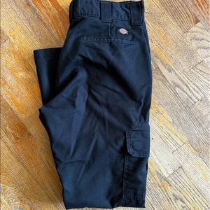 Dickies Mens Black Cargo Pants Black 32x32